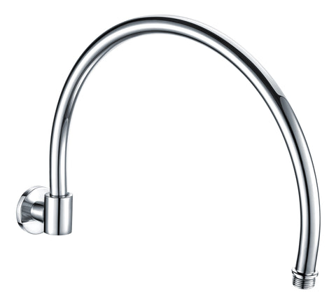 Berrys 365mm Traditional Round Shower Arm - Chrome
