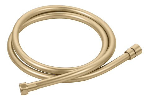 1.5m Easy Clean PVC Shower Hose - Brushed Brass