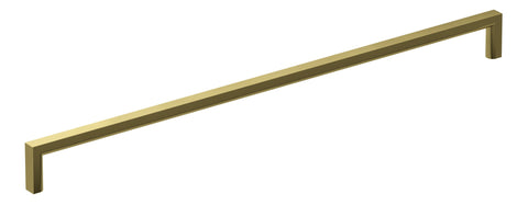 330mm Slim D-Shape Handle - Brushed Brass