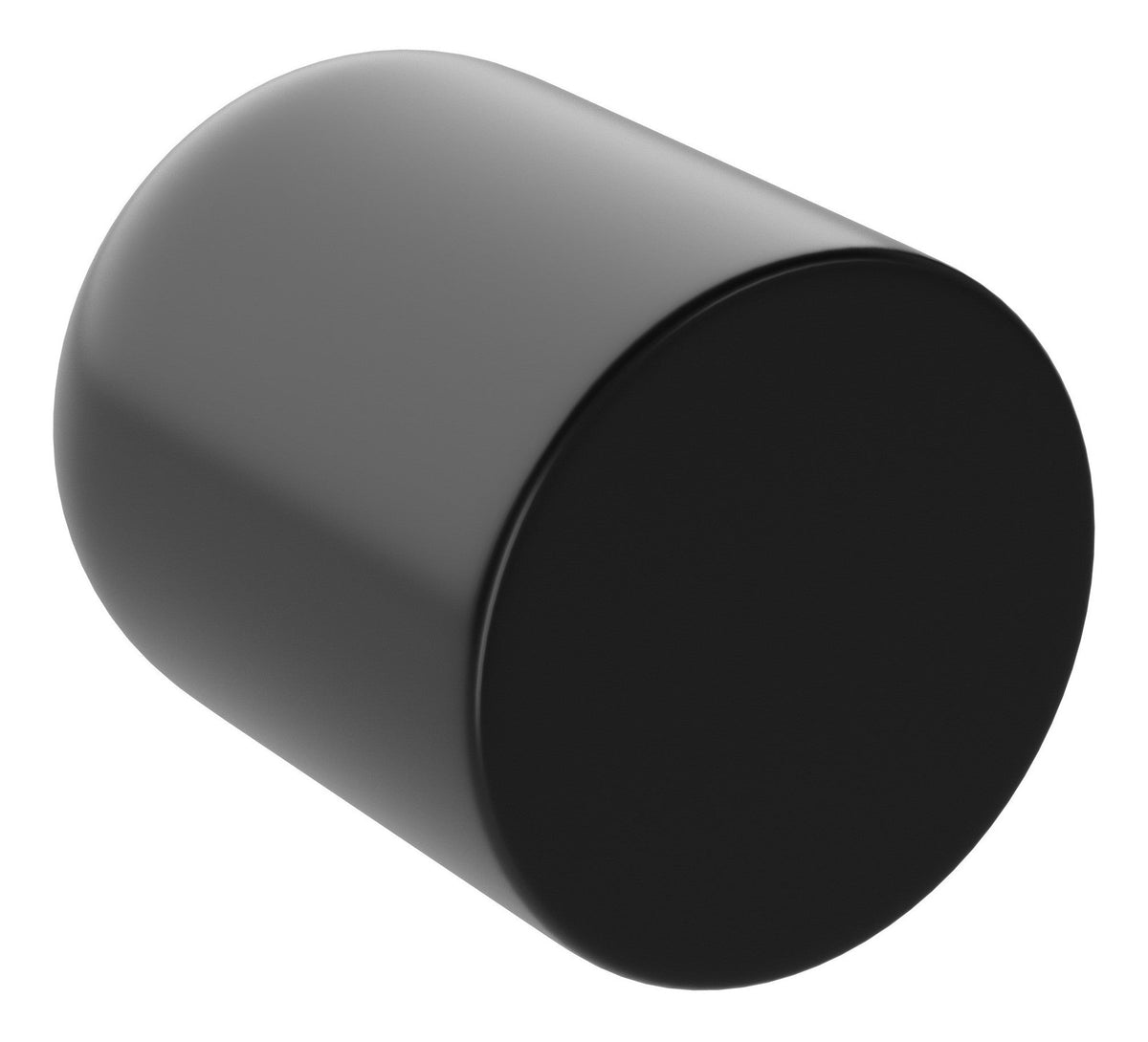 23mm Modern Knob Handle - Matt Black