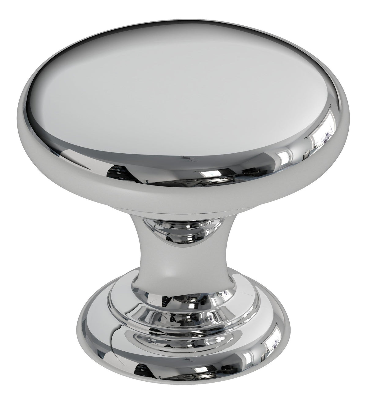 38mm Round Knob Handle - Chrome