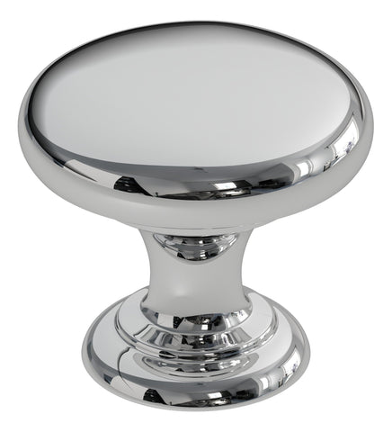 38mm Round Knob Handle - Chrome