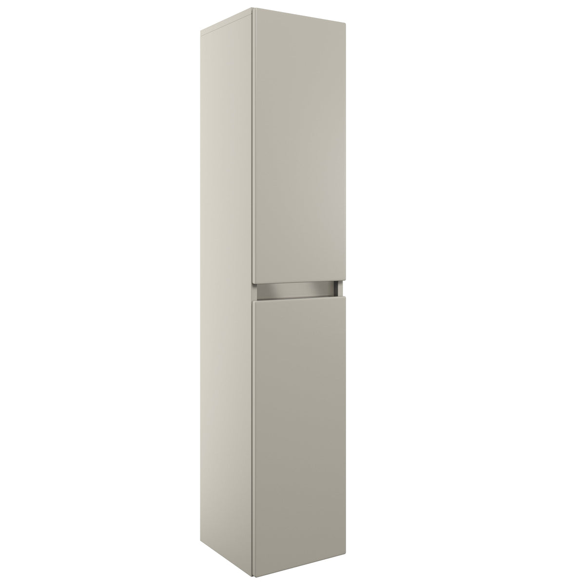 Camel 300mm 2 Door Wall Hung Tall Unit - Matt Latte