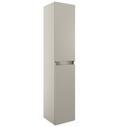 Camel 300mm 2 Door Wall Hung Tall Unit - Matt Latte