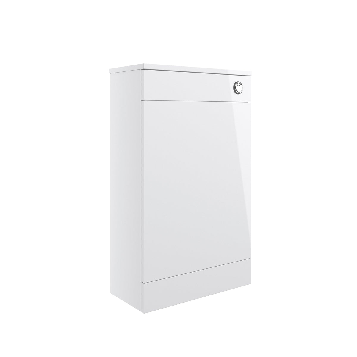 Volga 500mm Floor Standing WC Unit - White Gloss
