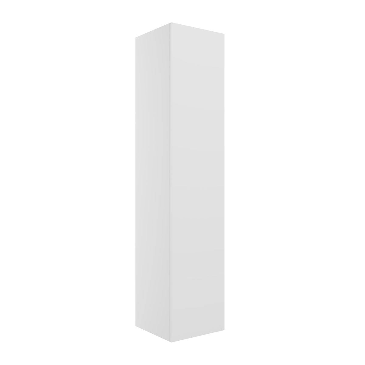 Stour 350mm Wall Hung 1 Door Tall Unit - Matt White