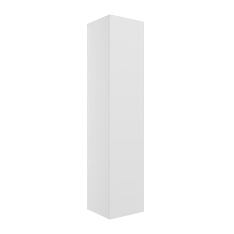 Stour 350mm Wall Hung 1 Door Tall Unit - Matt White