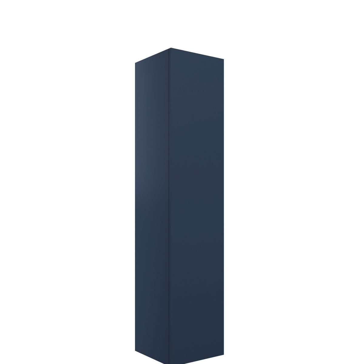 Stour 350mm Wall Hung 1 Door Tall Unit - Matt Deep Blue