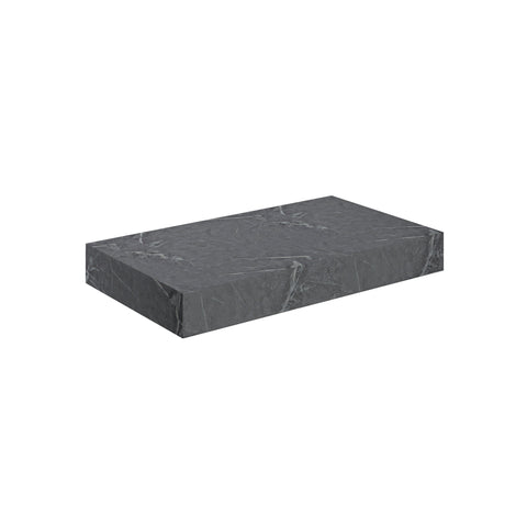Character 800mm Wall Hung Basin Shelf - Grey Marble