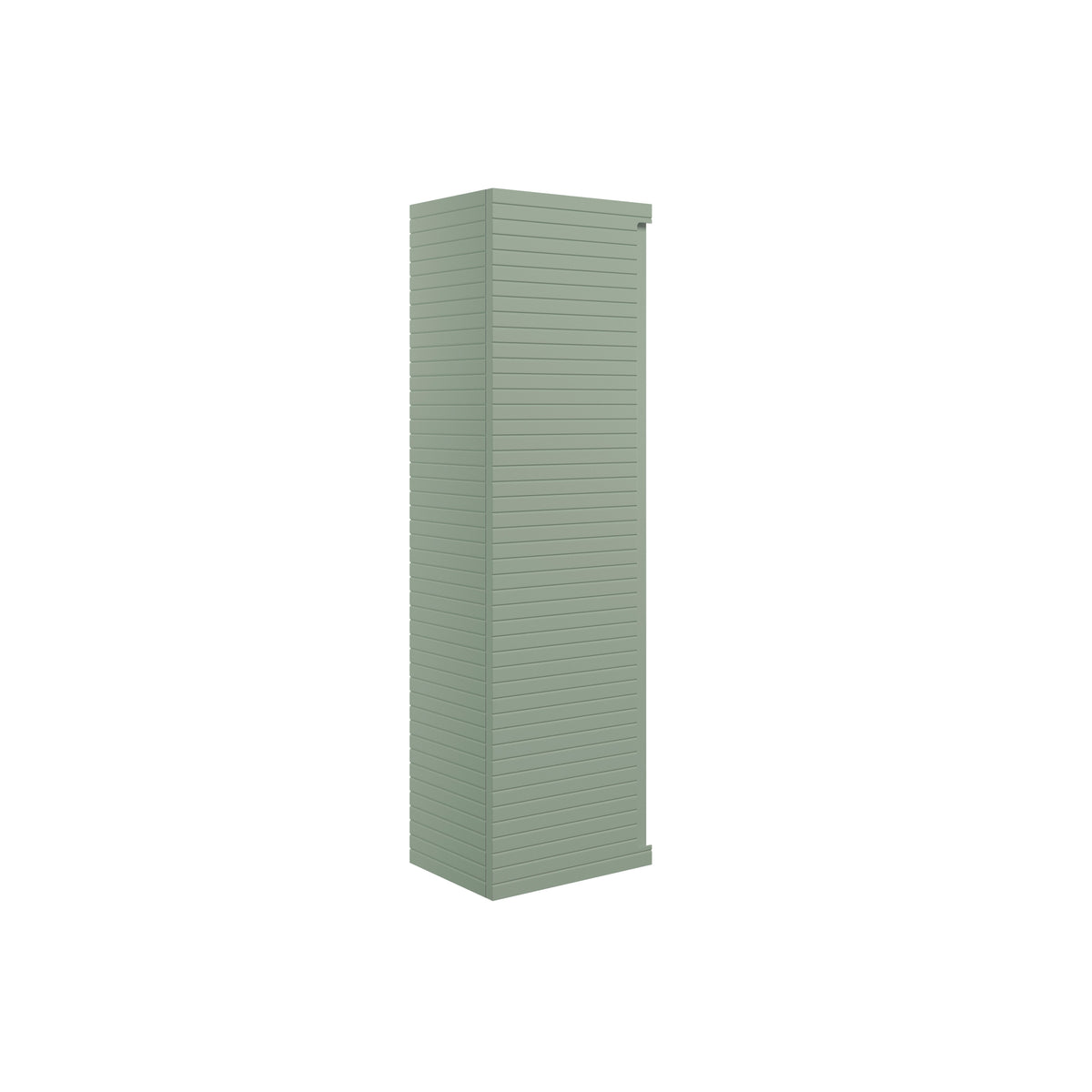 Orient 350mm Wall Hung 1 Door Tall Unit - Matt Willow Green