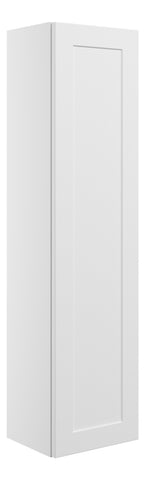 Maynard 300mm Wall Hung 1 Door Tall Unit - Matt White
