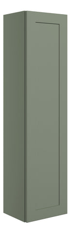 Maynard 300mm Wall Hung 1 Door Tall Unit - Matt Reed Green