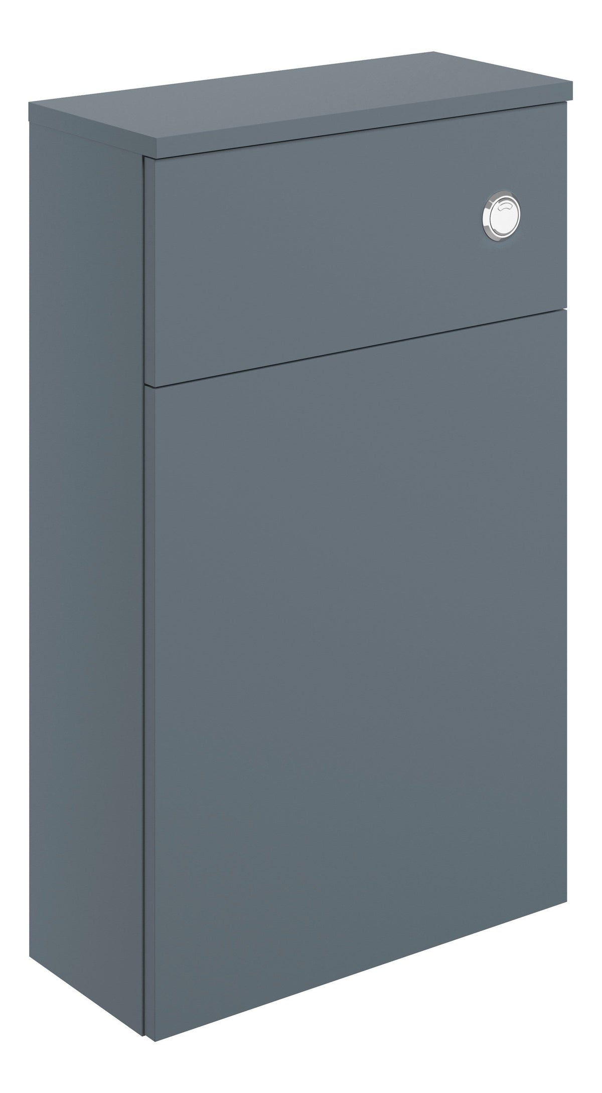 Press 503mm Floor Standing WC Unit - Matt Storm Blue