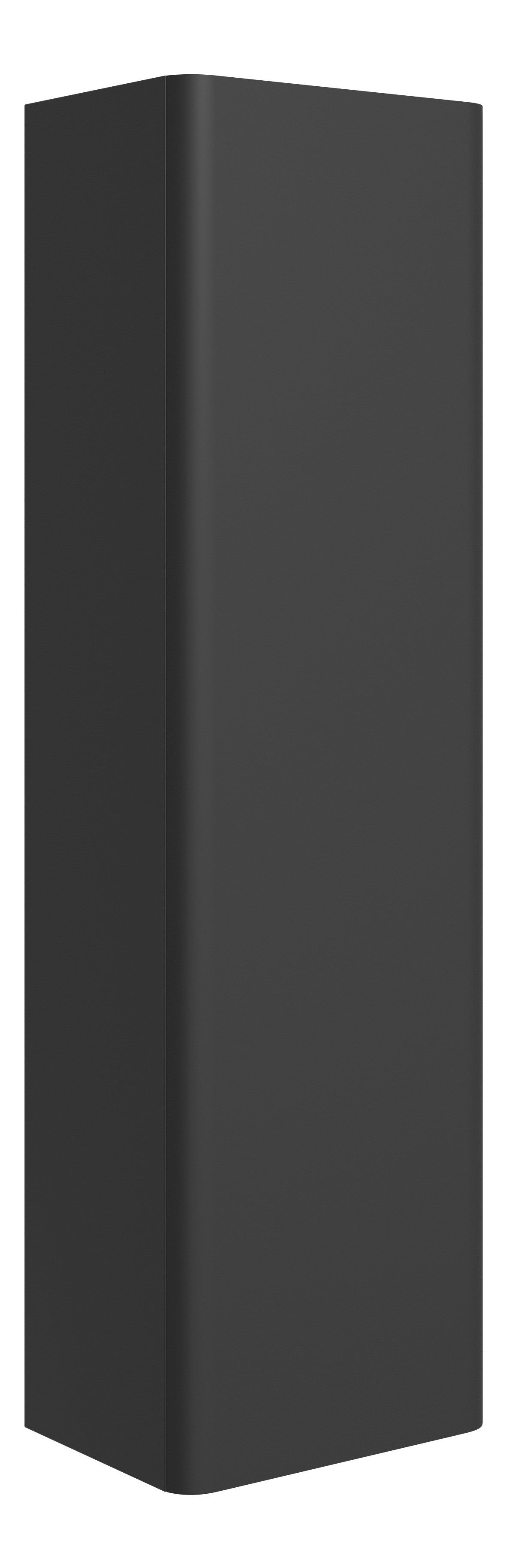 Cosie 350mm Wall Hung 1 Door Tall Unit - Matt Black