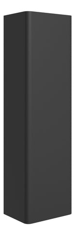 Cosie 350mm Wall Hung 1 Door Tall Unit - Matt Black