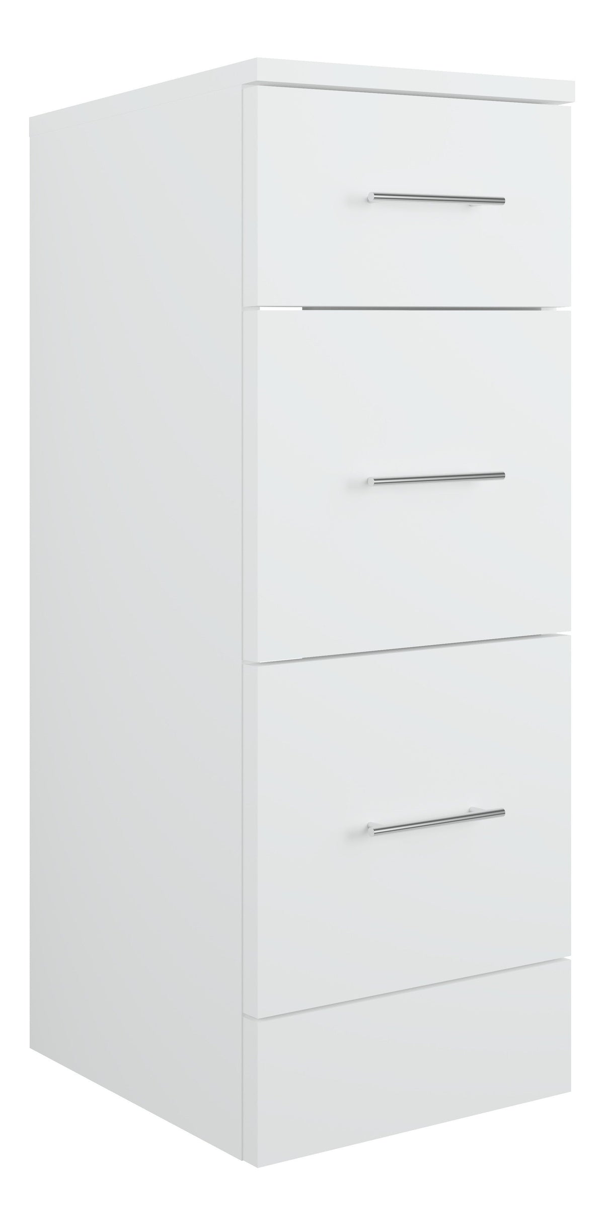 Vistula 300mm 3 Drawer Base Unit - White Gloss