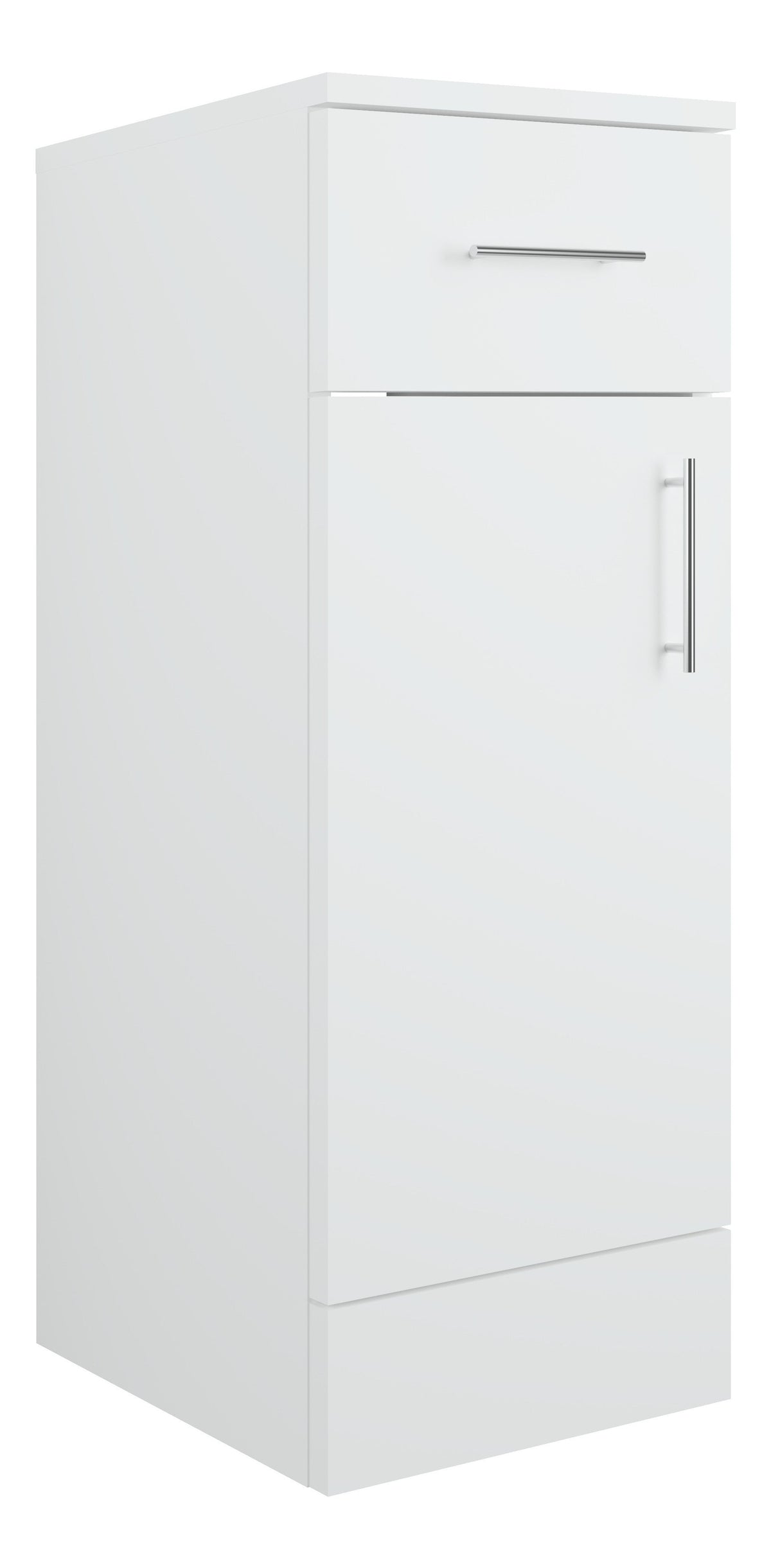 Vistula 300mm 1 Drawer  1 Door Base Unit - White Gloss