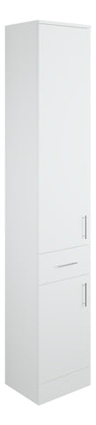 Vistula 300mm 2 Door  1 Drawer Tall Unit - White Gloss