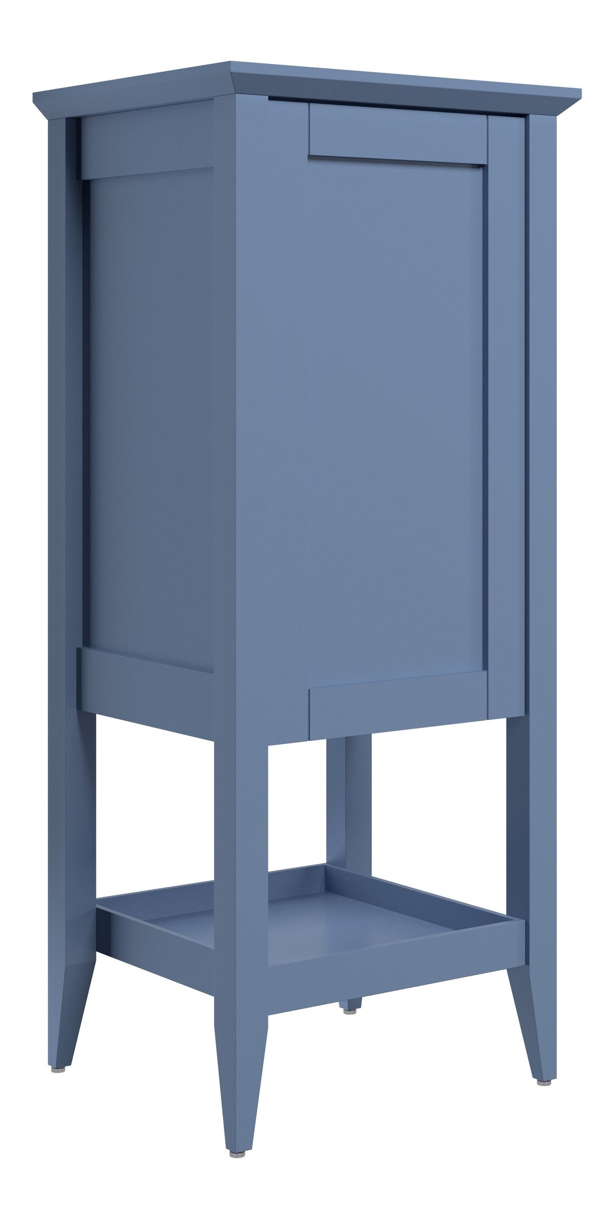 Didessa 470mm Floor Standing 1 Door Midi Boy Unit - Matt Misty Blue