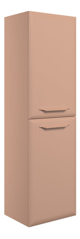 Miramichi 400mm Wall Hung 2 Door Midi Boy Unit - Matt Apricot