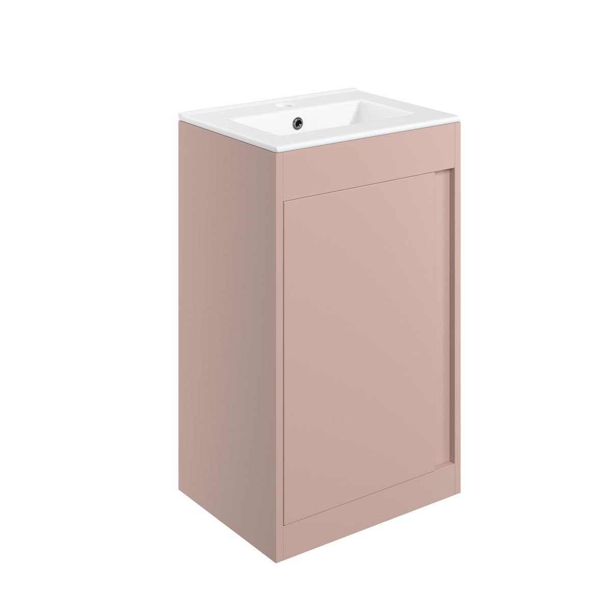 Elchaig 510mm Floor Standing Unit Inc. Basin - Matt Antique Rose