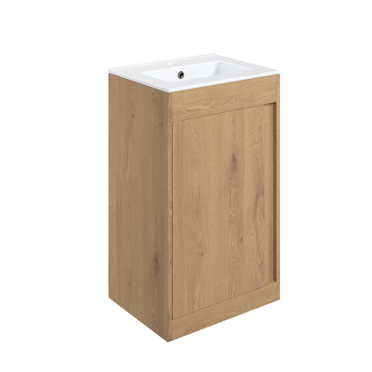 Elchaig 510mm Floor Standing Unit Inc. Basin - Seville Oak