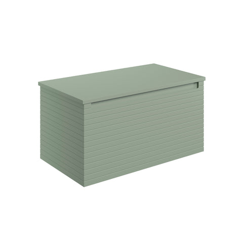 Orient 810mm Wall Hung 1 Drawer Basin Unit & Worktop - Matt Willow Green
