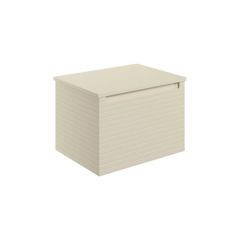 Orient 610mm Wall Hung 1 Drawer Basin Unit & Worktop - Matt Cotton