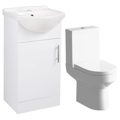 Vistula 450mm Vanity & C/C Toilet Pack