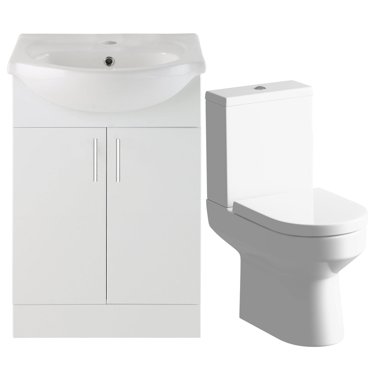 Vistula 550mm Vanity & C/C Toilet Pack