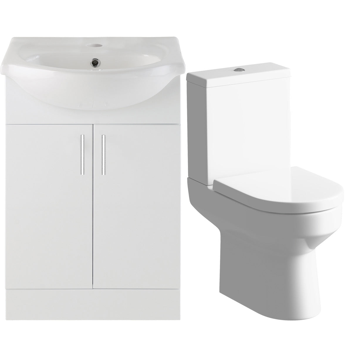 Vistula 650mm Vanity & C/C Toilet Pack