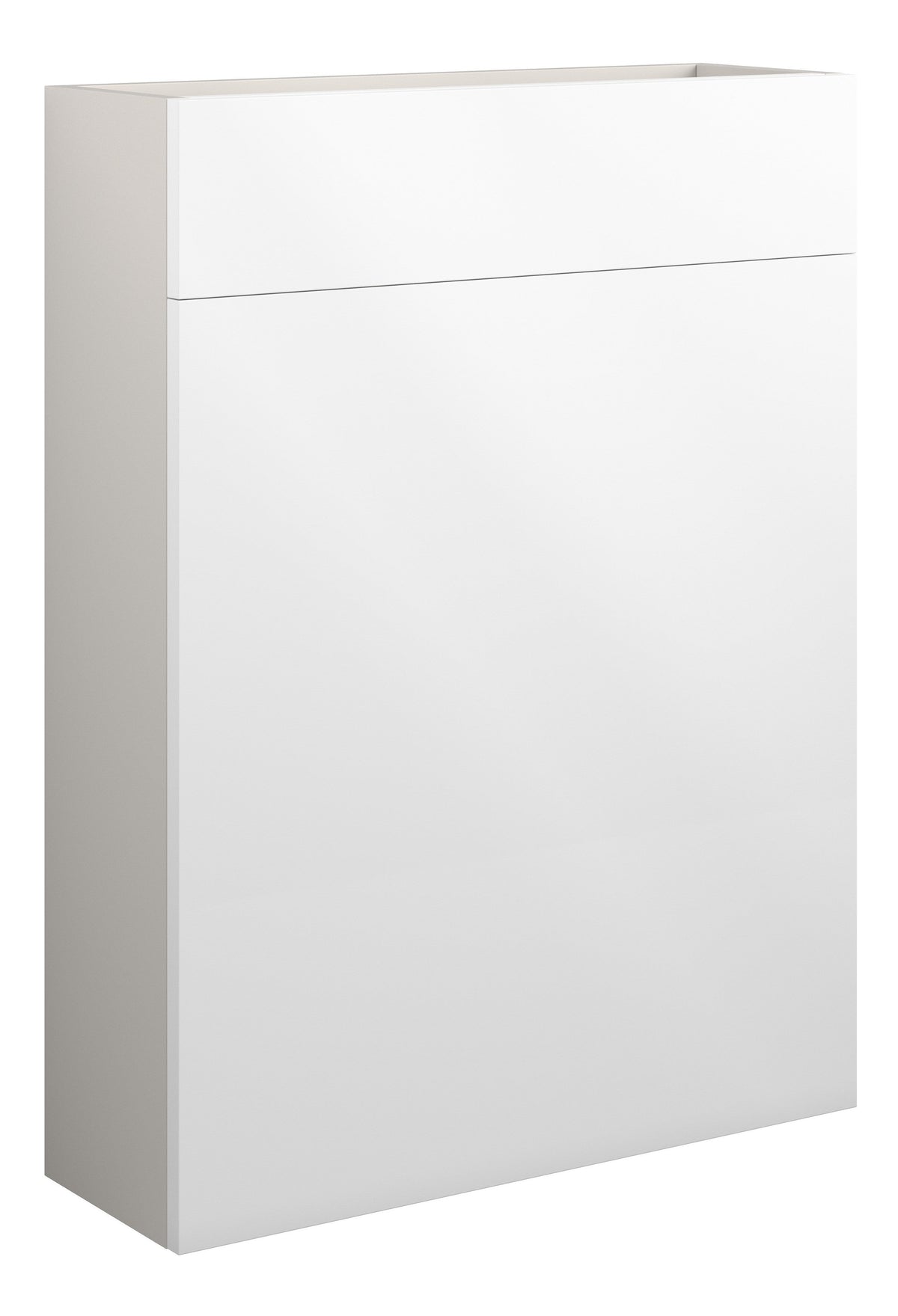 Eder 600mm Slim WC Unit - White Gloss (Grey Cab)