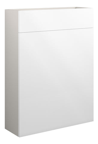 Eder 600mm Slim WC Unit - White Gloss (Grey Cab)