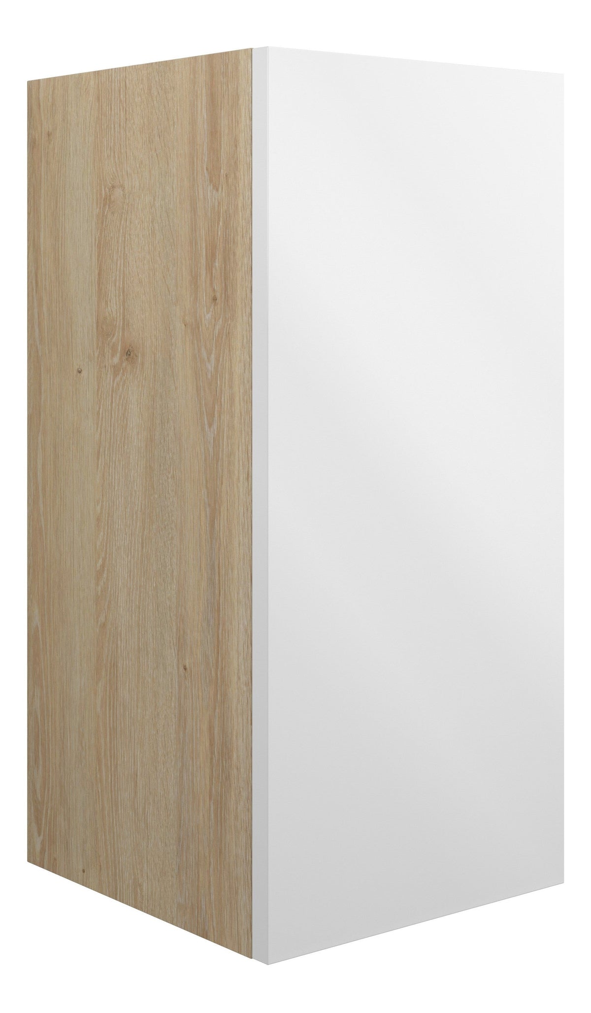 Eder 300mm Standard Base Unit - White Gloss (Oak Cab)