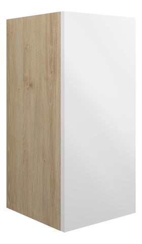 Eder 300mm Standard Base Unit - White Gloss (Oak Cab)