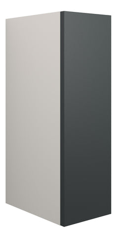 Eder 200mm Standard Toilet Roll Unit - Matt Graphite Grey (Grey Cab)