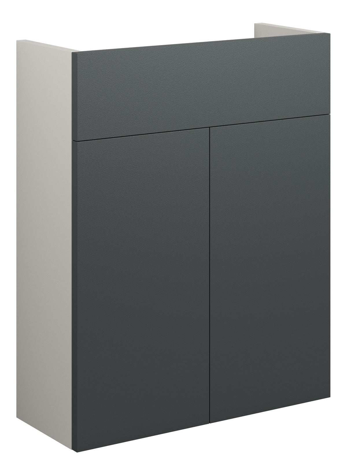 Eder 500mm Slim Basin Unit - Matt Graphite Grey (Grey Cab)