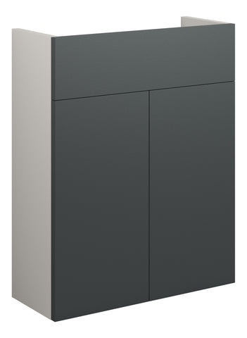 Eder 500mm Slim Basin Unit - Matt Graphite Grey (Grey Cab)