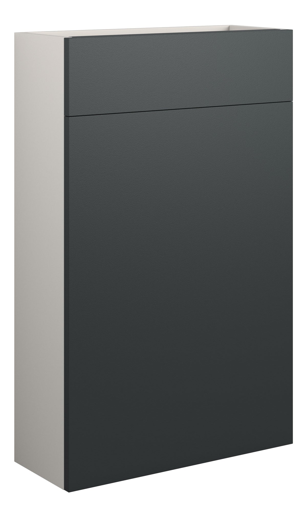 Eder 500mm Slim WC Unit - Matt Graphite Grey (Grey Cab)