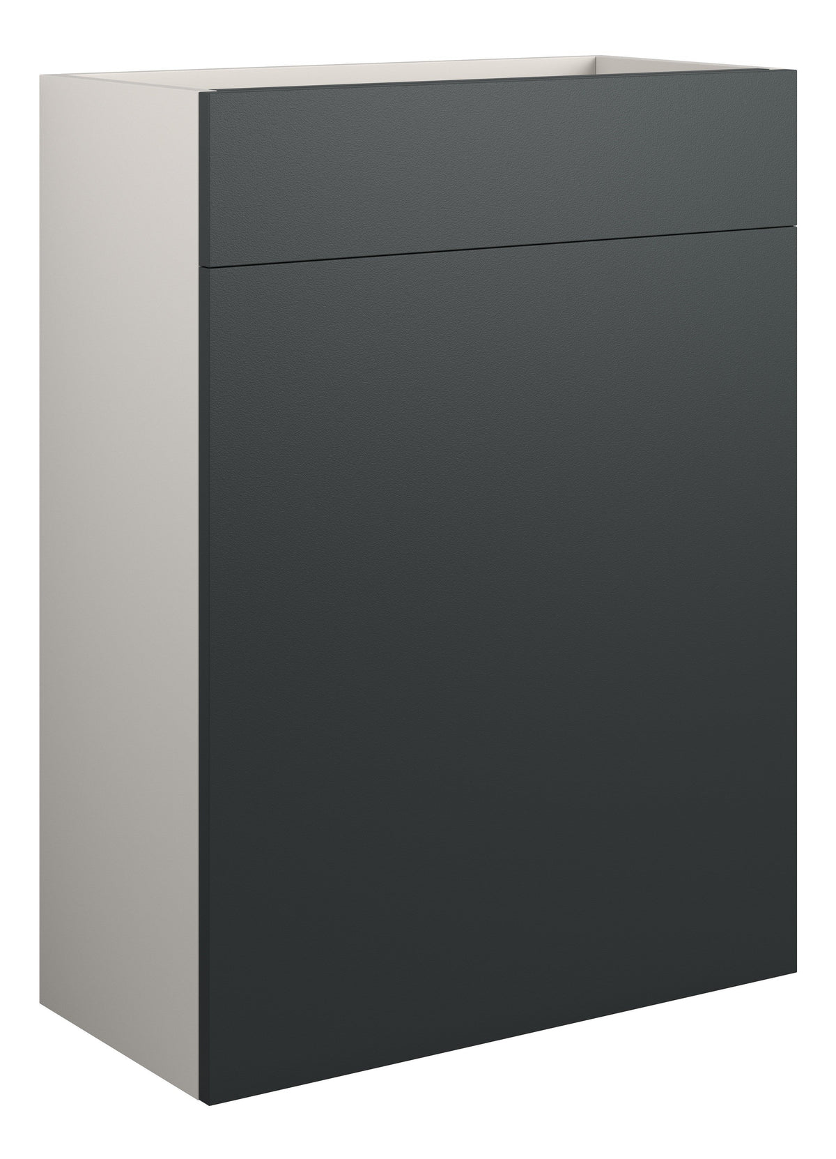 Eder 600mm Standard WC Unit - Matt Graphite Grey (Grey Cab)