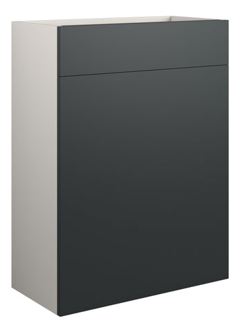 Eder 600mm Standard WC Unit - Matt Graphite Grey (Grey Cab)