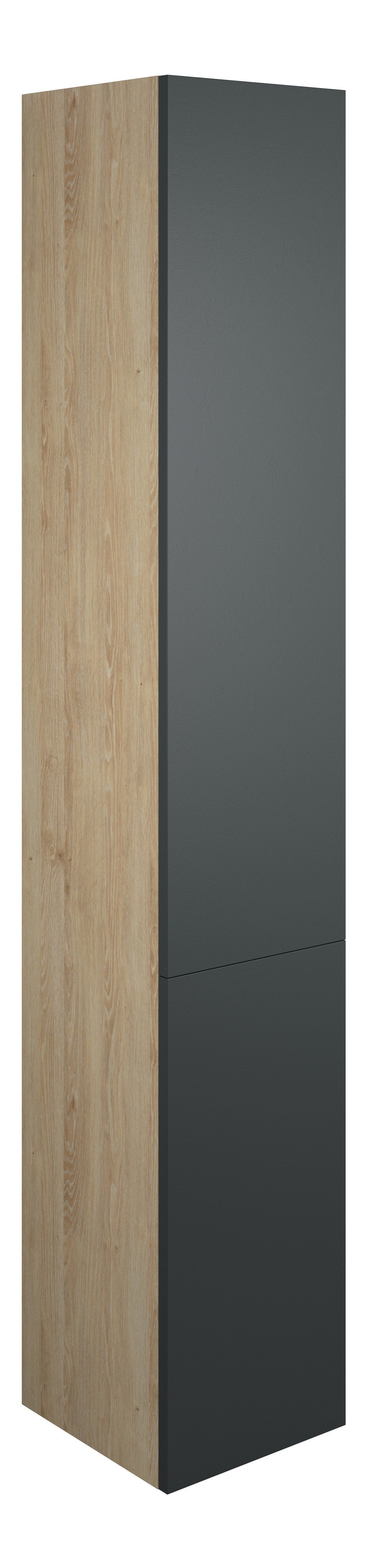 Eder 300mm Tall Unit - Matt Graphite Grey (Oak Cab)