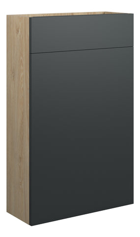 Eder 500mm Slim WC Unit - Matt Graphite Grey (Oak Cab)