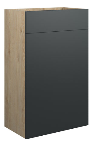 Eder 500mm Standard WC Unit - Matt Graphite Grey (Oak Cab)