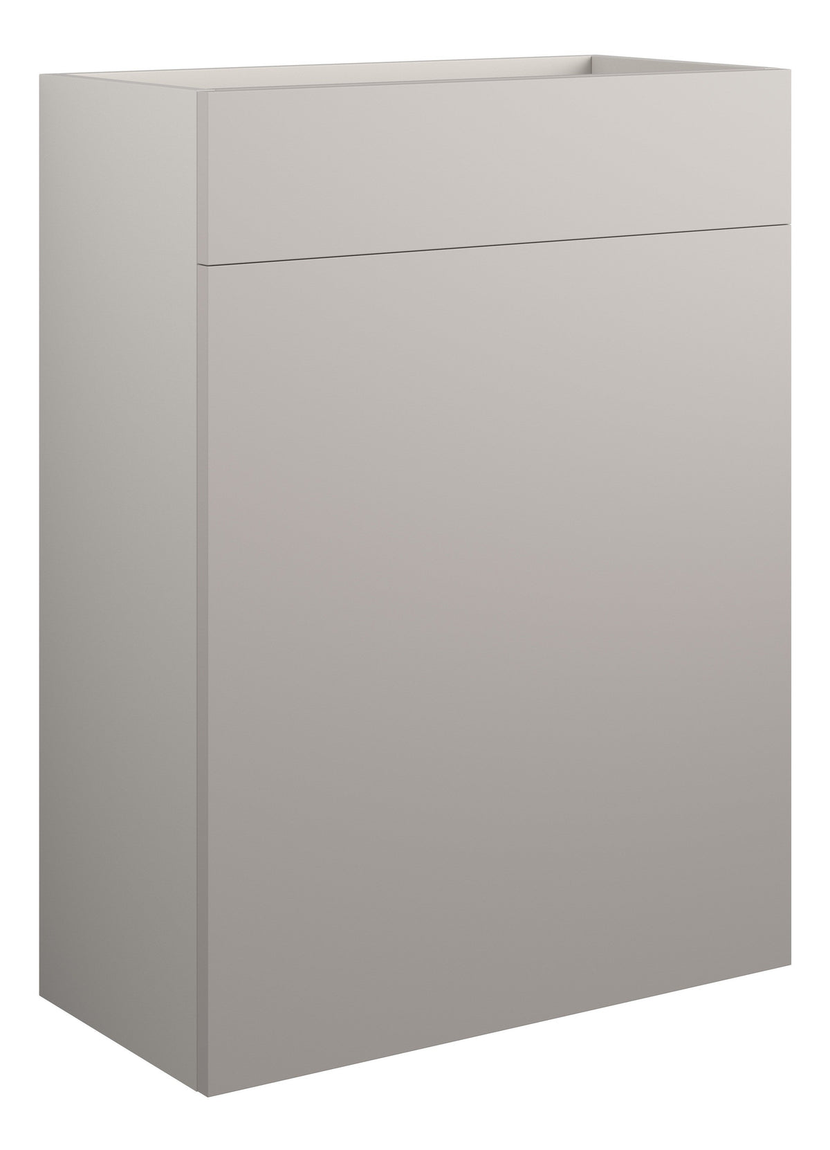 Eder 600mm Standard WC Unit - Matt Dove Grey (Grey Cab)