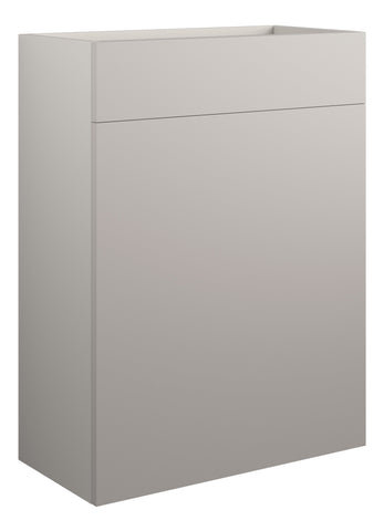 Eder 600mm Standard WC Unit - Matt Dove Grey (Grey Cab)