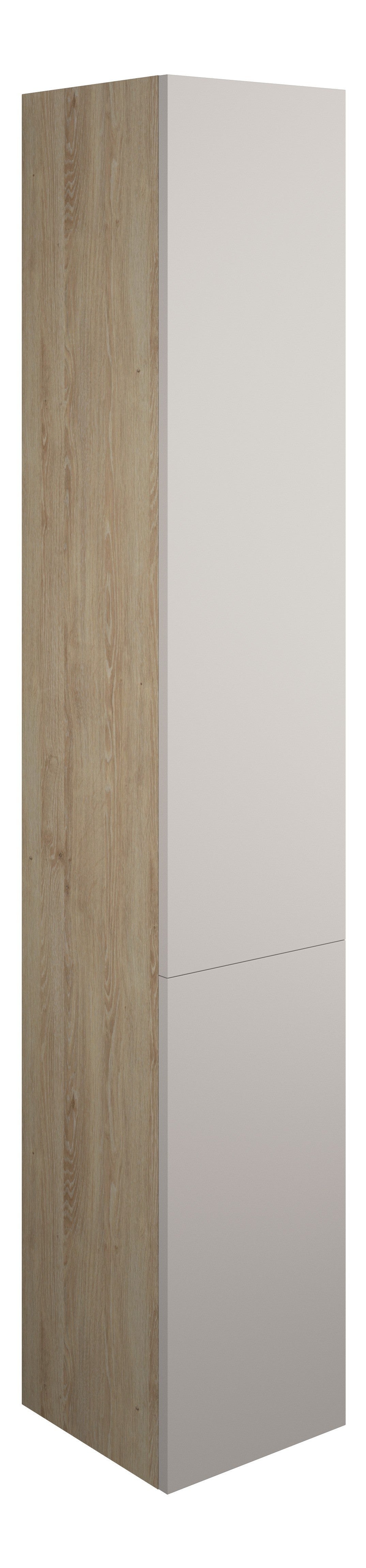 Eder 300mm Tall Unit - Matt Dove Grey (Oak Cab)