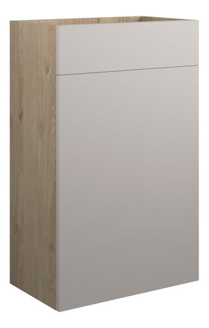Eder 500mm Standard WC Unit - Matt Dove Grey (Oak Cab)