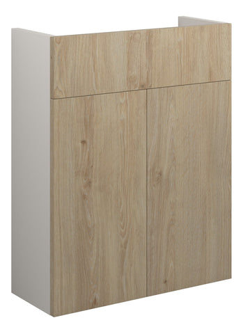 Eder 500mm Slim Basin Unit - Havana Oak (Grey Cab)