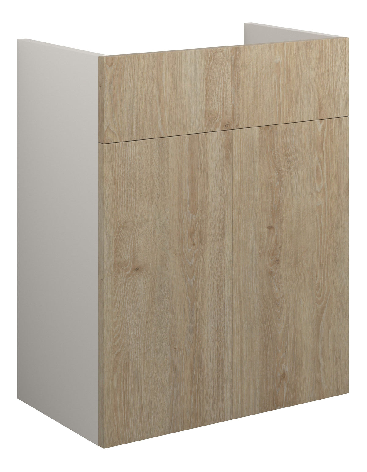 Eder 500mm Standard Basin Unit - Havana Oak (Grey Cab)